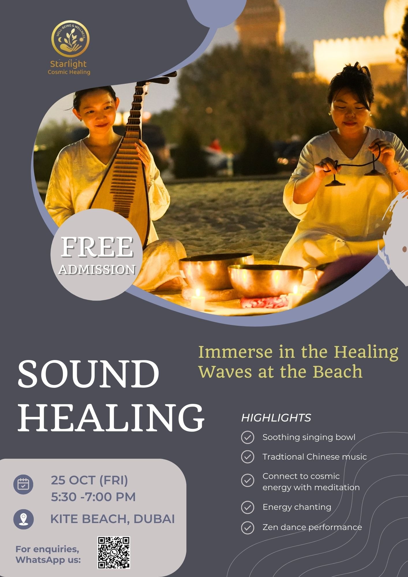 Sound Healing @ Kate Beach Dubai