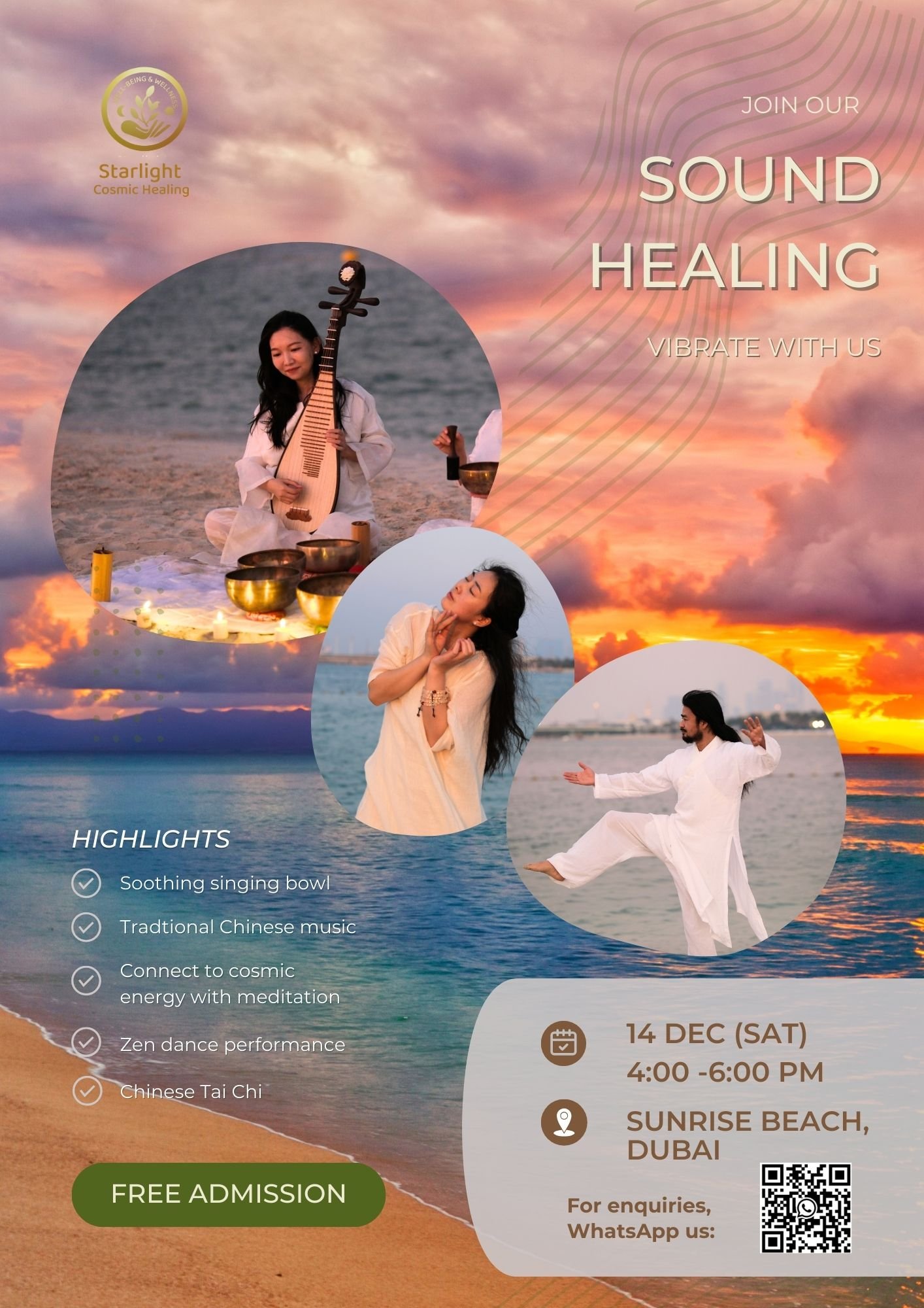 Sound Healing @ Sunrise Beach Dubai