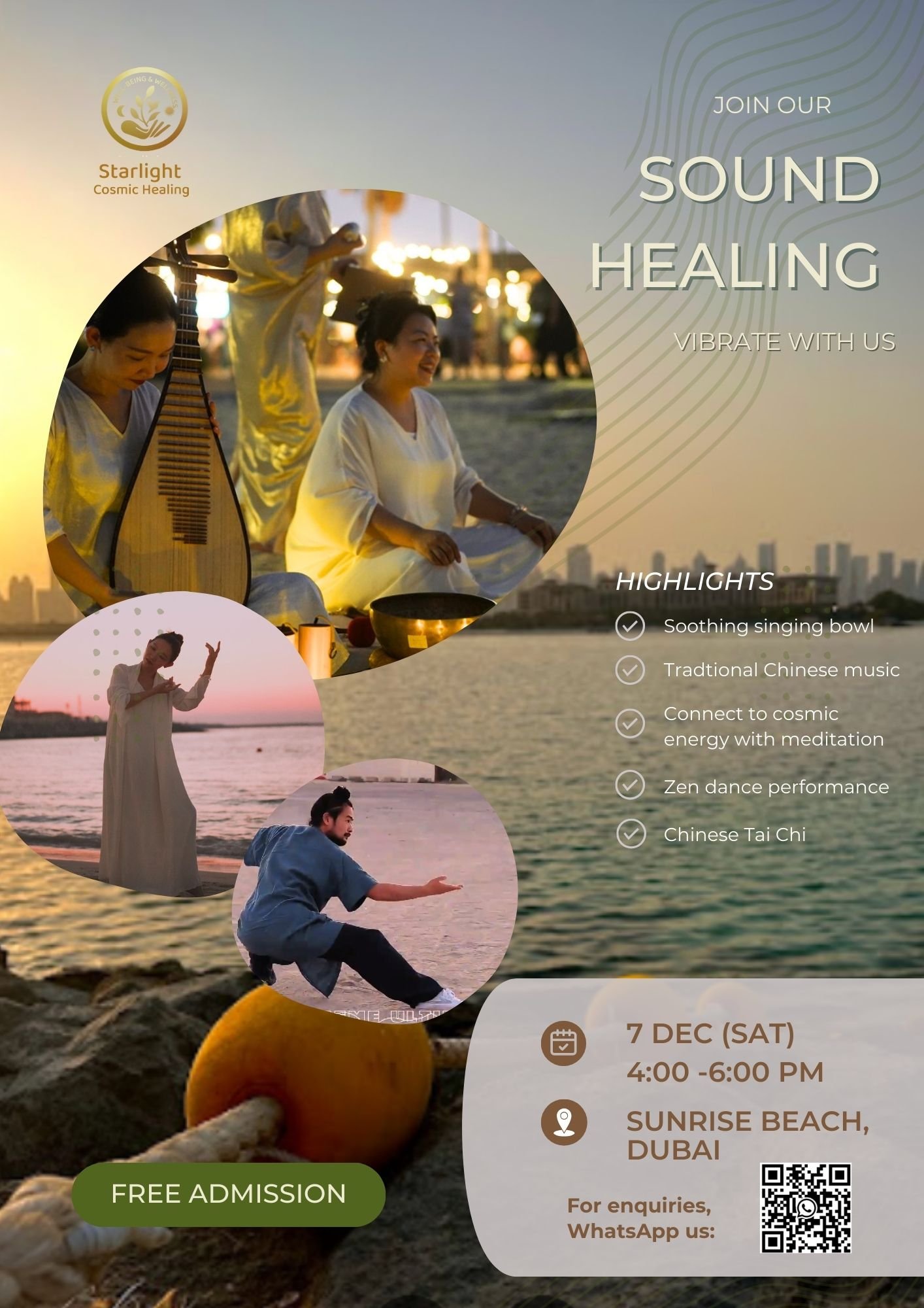 Sound Healing @ Sunrise Beach Dubai
